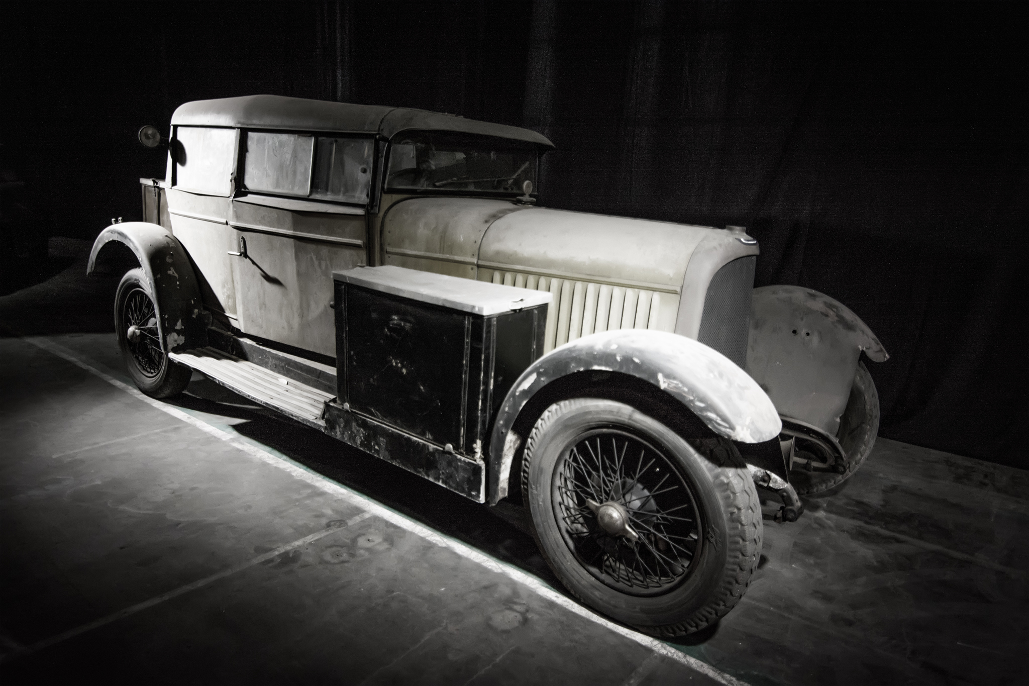 Unrestored car from the Mahy collection